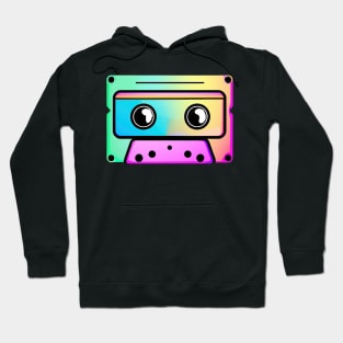 Retro Casette Cute Kawaii Retro 1980s Colorful Hoodie